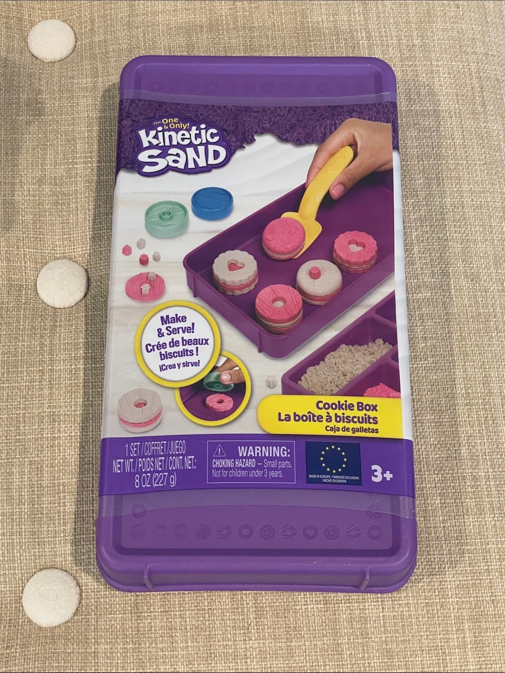 Kinetic Sand Cookie Box Playset